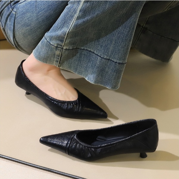 Fashion temperament lazy shoes low shoes for women