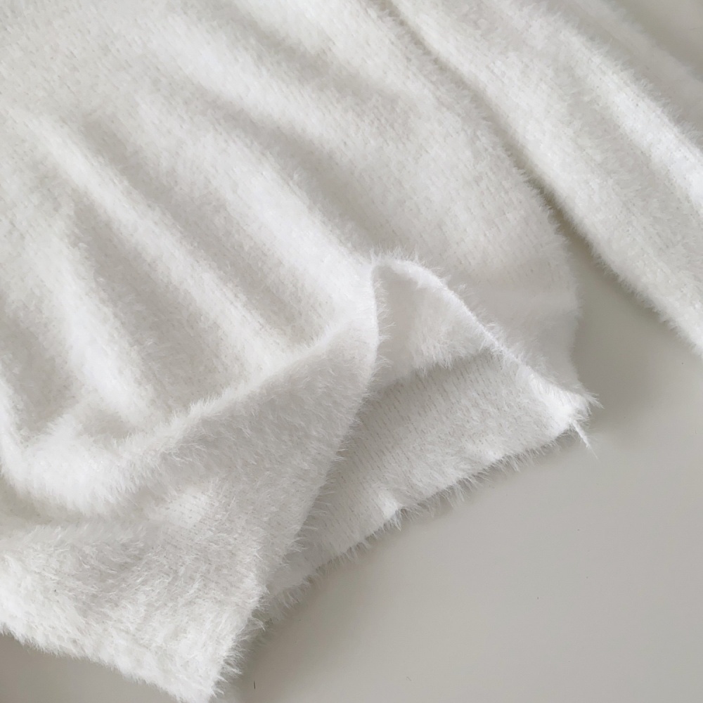 V-neck knitted sweater slim sweet tops for women