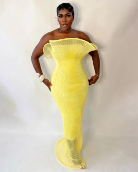 Sexy summer fashion European style dress 2pcs set for women