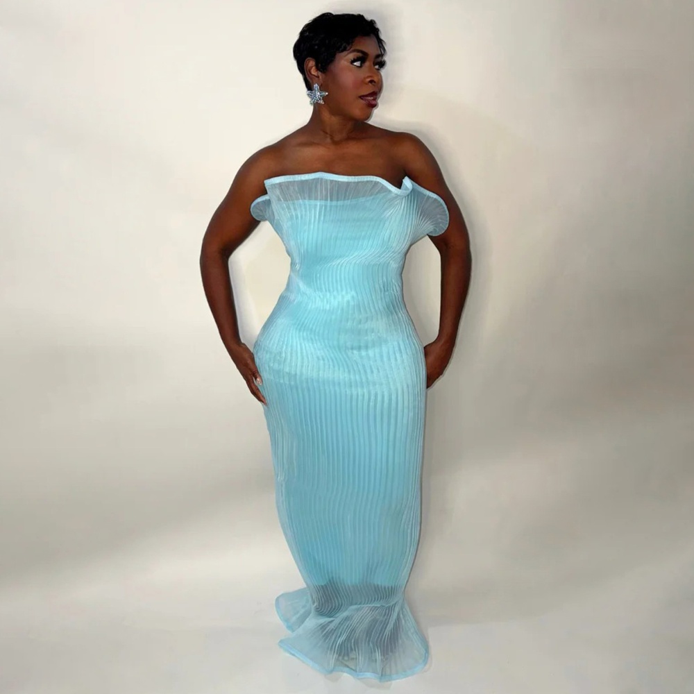 Sexy summer fashion European style dress 2pcs set for women