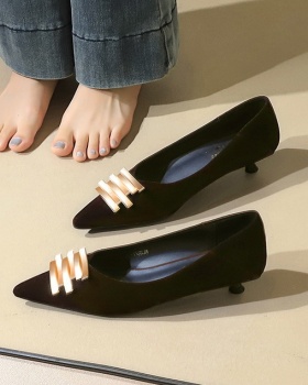 Broadcloth lazy shoes temperament shoes for women