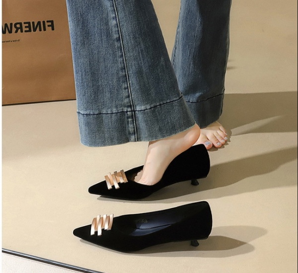 Broadcloth lazy shoes temperament shoes for women