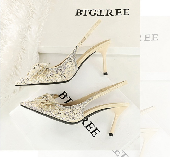 France style shoes sequins high-heeled shoes for women