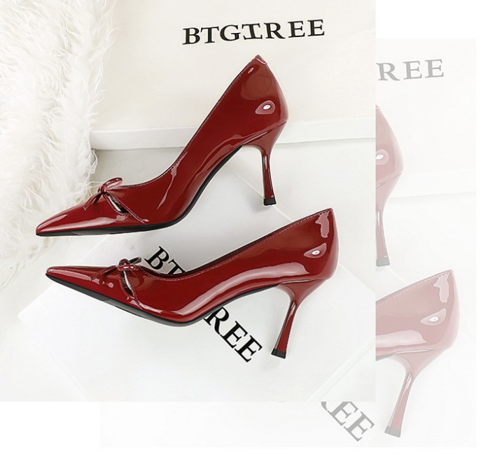 Low fine-root high-heeled shoes temperament shoes for women