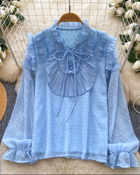 Light luxury small shirt Western style tops for women