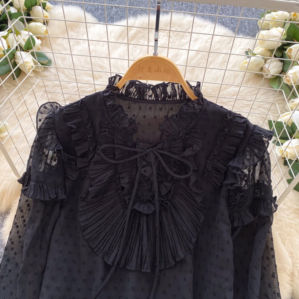 Light luxury small shirt Western style tops for women