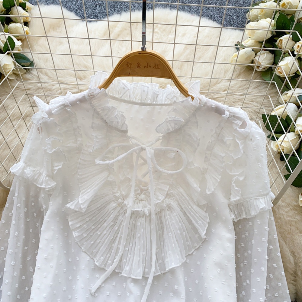 Light luxury small shirt Western style tops for women