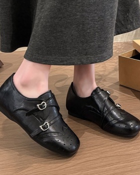 Within increased leather shoes lady shoes for women