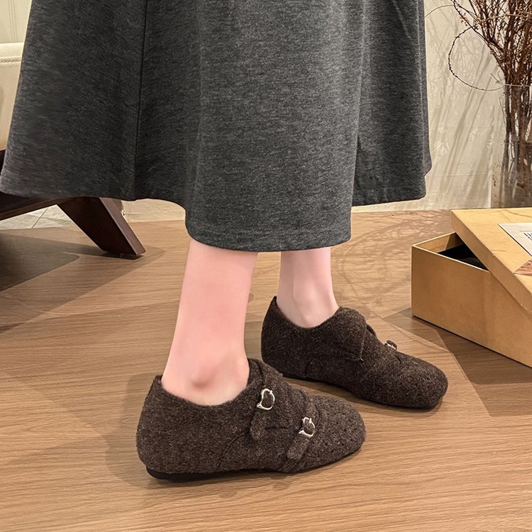 Within increased leather shoes lady shoes for women