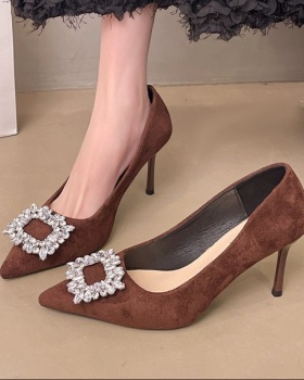 Fashion lady high-heeled shoes fine-root shoes