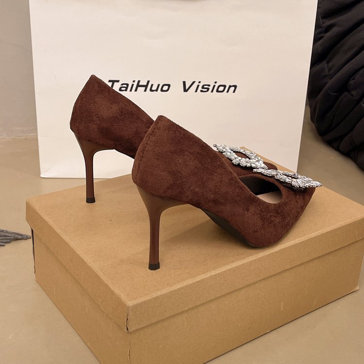 Fashion lady high-heeled shoes fine-root shoes