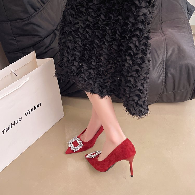 Fashion lady high-heeled shoes fine-root shoes
