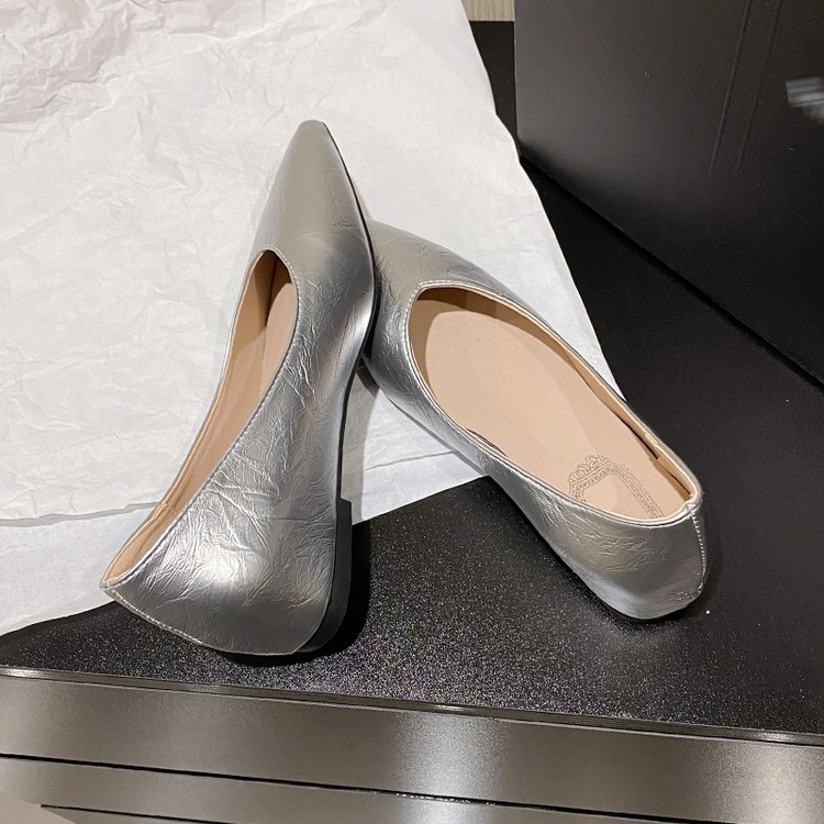 Spring and autumn lady shoes fashion leather shoes for women