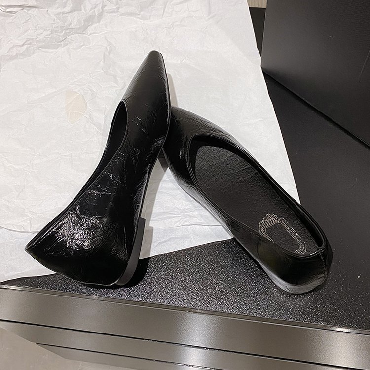 Spring and autumn lady shoes fashion leather shoes for women