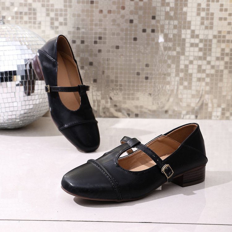 Lady shoes low leather shoes for women