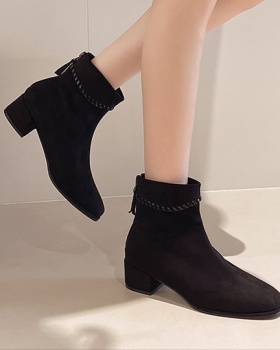 After the zipper boots martin boots for women