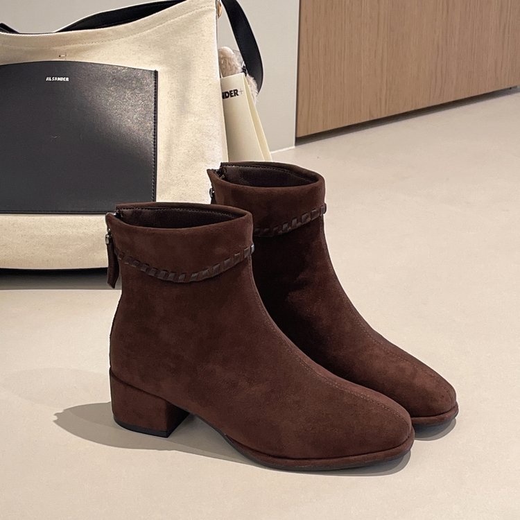 After the zipper boots martin boots for women