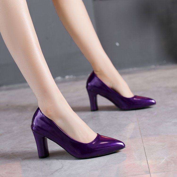 Thick France style high-heeled shoes fashion shoes
