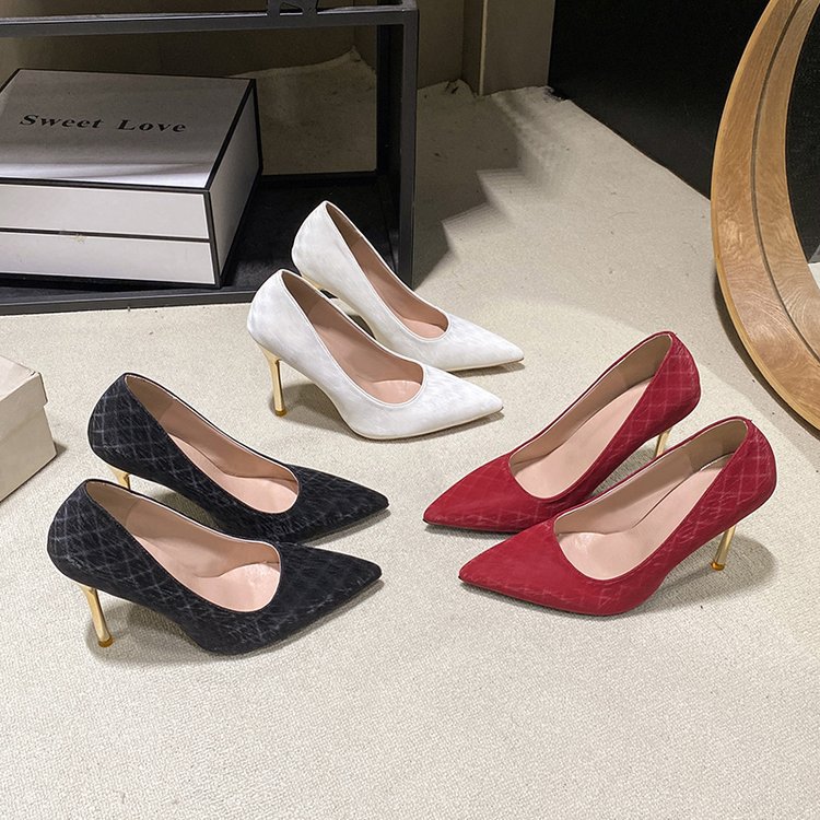 Spring and summer pointed shoes autumn high-heeled shoes