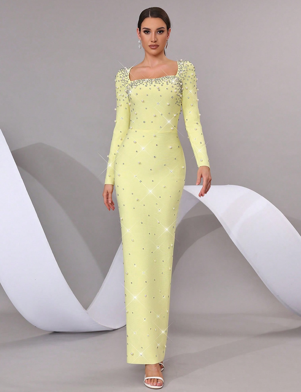 Fashion dress rhinestone formal dress for women