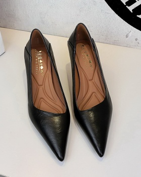 Fine-root pointed high-heeled shoes temperament shoes for women