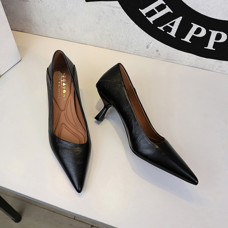 Fine-root pointed high-heeled shoes temperament shoes for women
