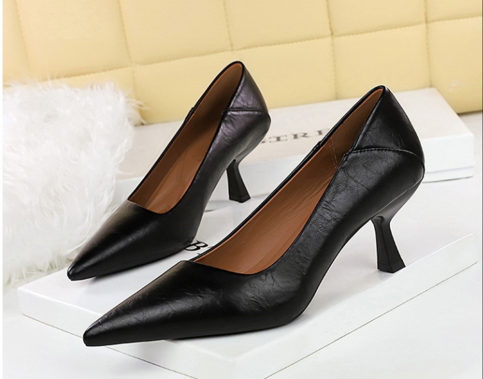 Fine-root pointed high-heeled shoes temperament shoes for women