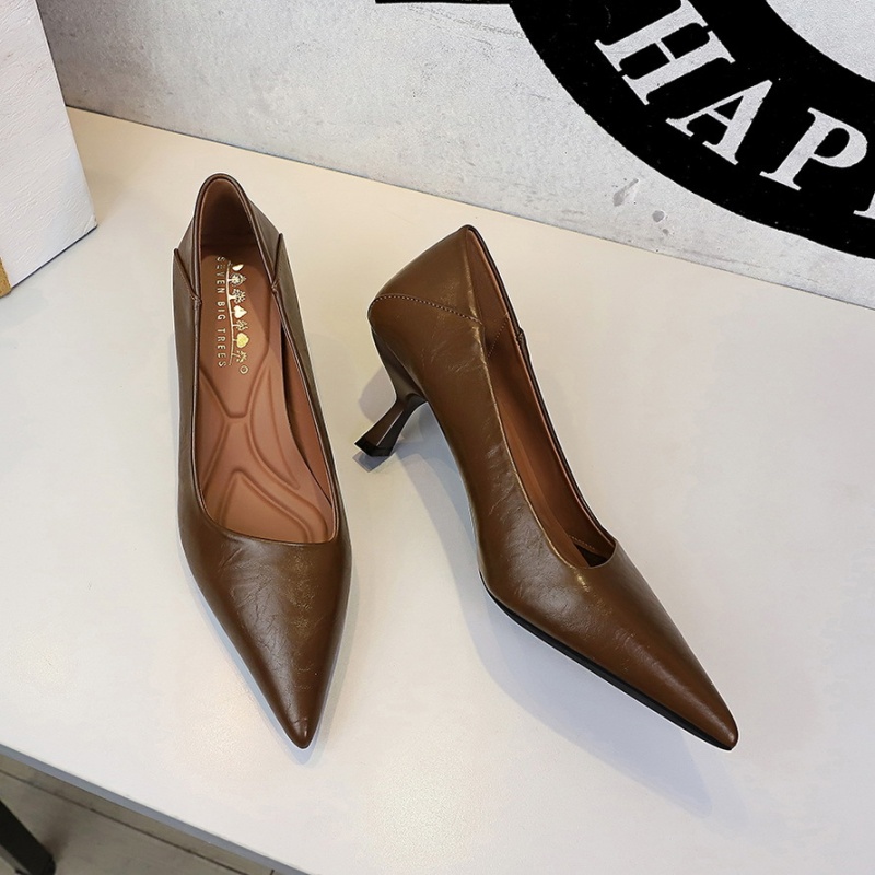 Fine-root pointed high-heeled shoes temperament shoes for women