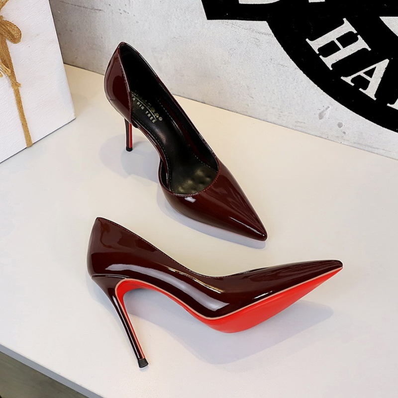 Fashion high-heeled lazy shoes low shoes for women