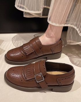 Casual shoes France style leather shoes