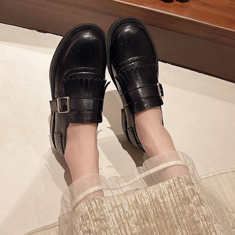 Casual shoes France style leather shoes