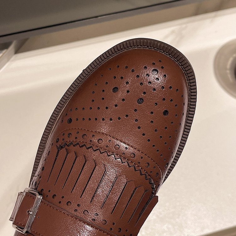 Casual shoes France style leather shoes