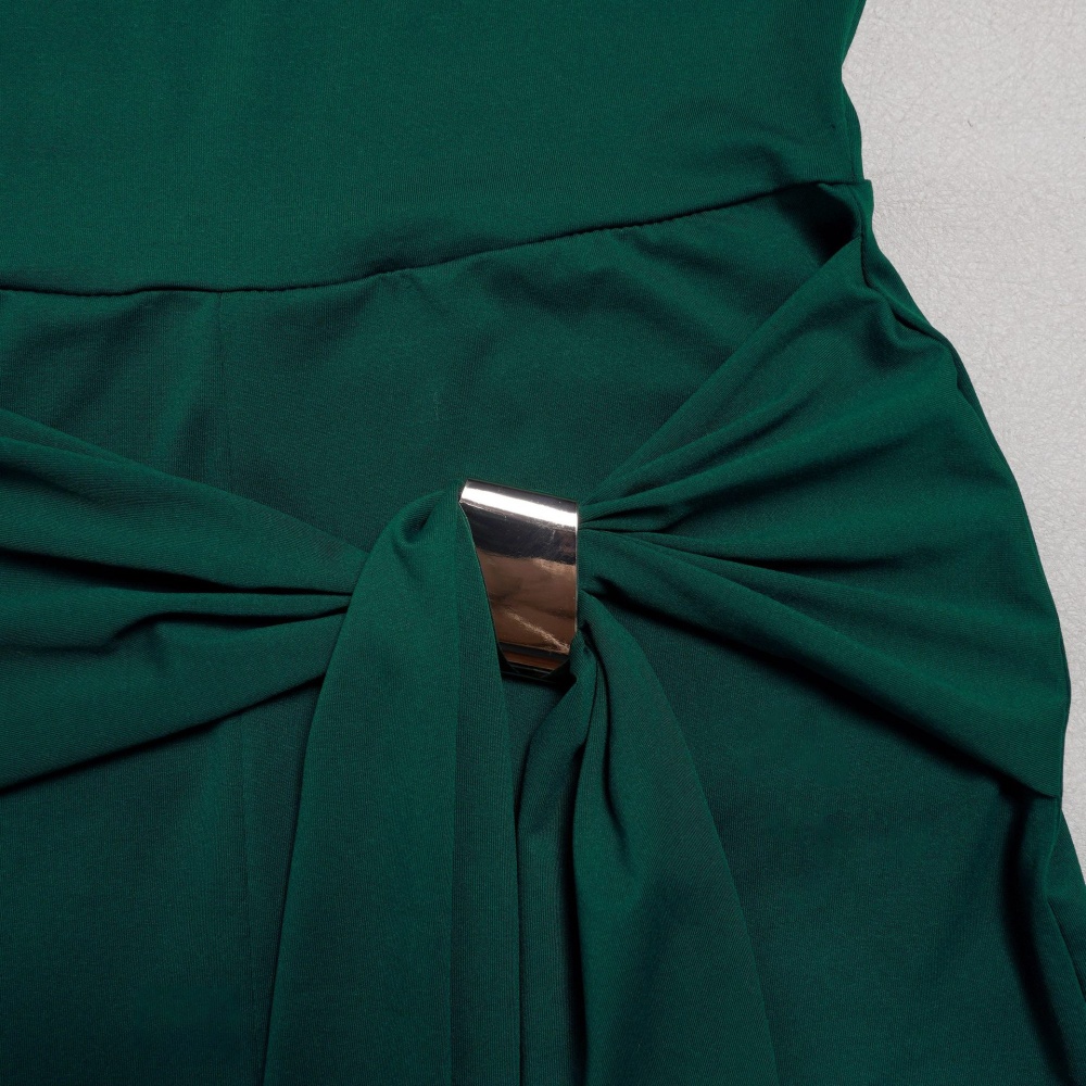 Flat shoulder Casual elasticity elegant jumpsuit