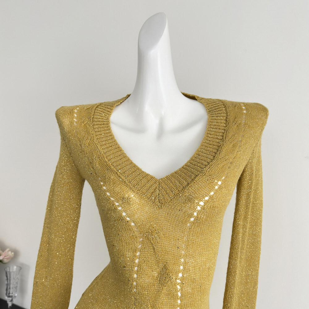 Slim spicegirl sweater light commuting tops for women