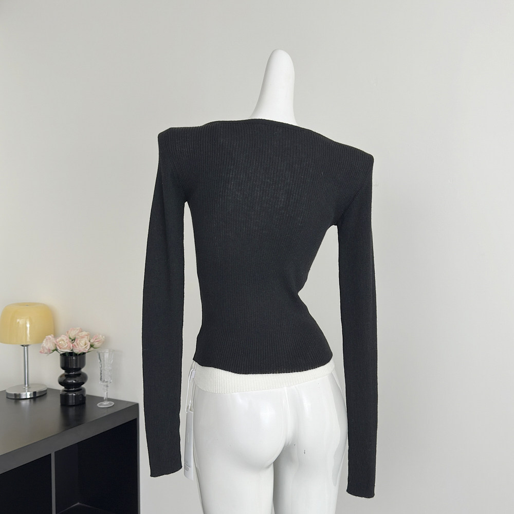 Slim spicegirl sweater light commuting tops for women