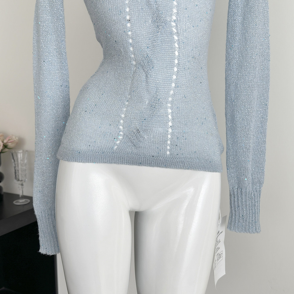 Slim spicegirl sweater light commuting tops for women