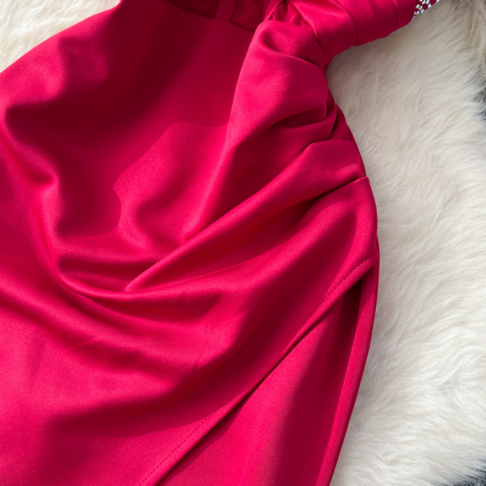 Niche temperament dress diamond evening dress for women