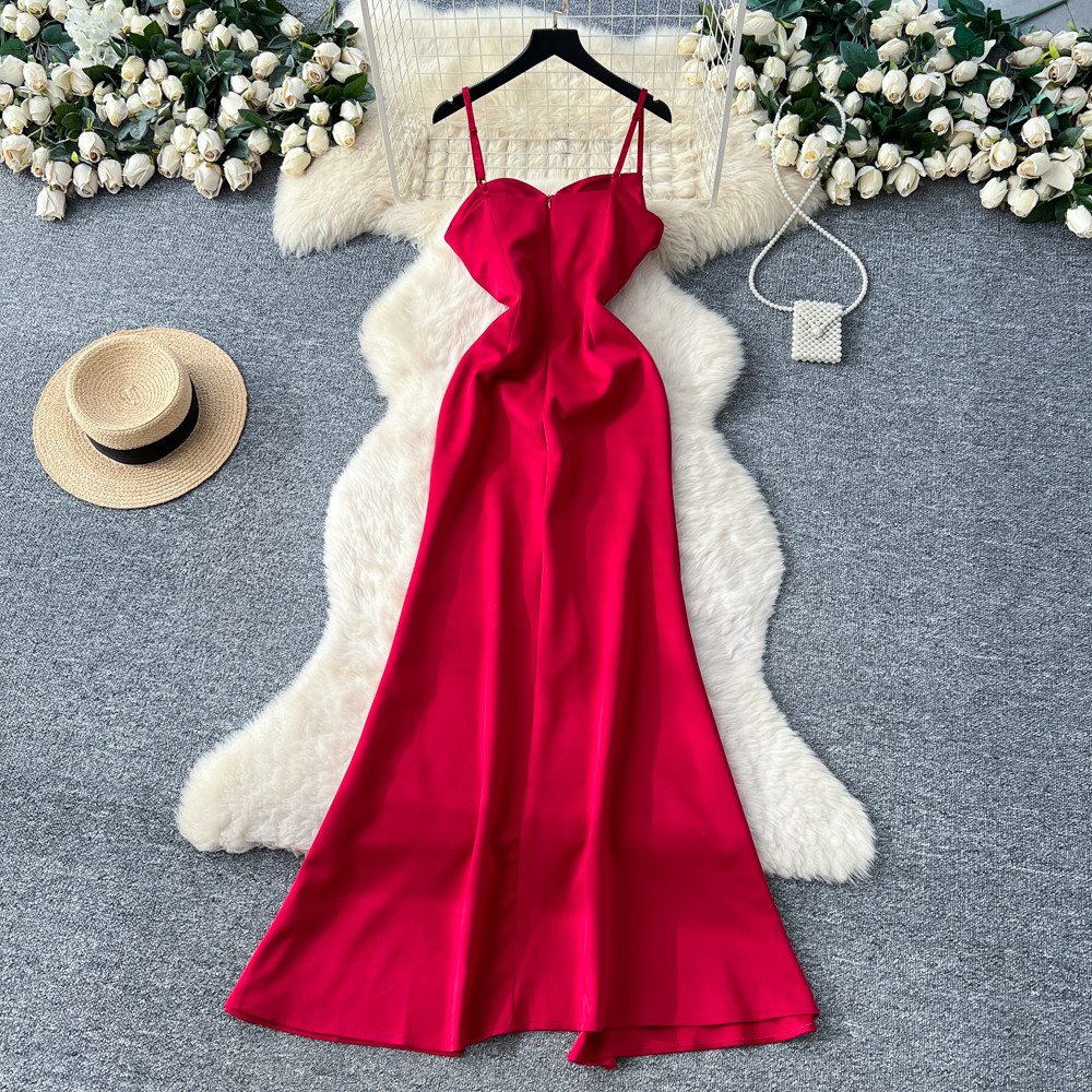 Niche temperament dress diamond evening dress for women