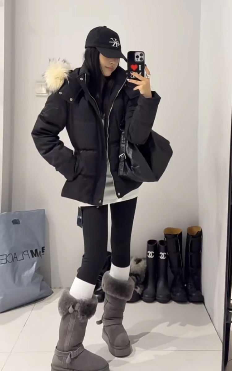 Thick Korean style coat winter slim cotton coat for women