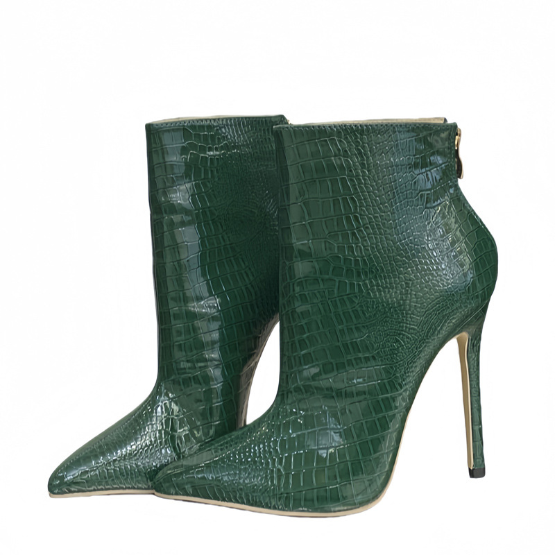 Autumn and winter women's boots pointed short boots