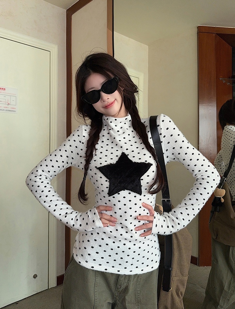 Thin bottoming shirt long sleeve T-shirt for women