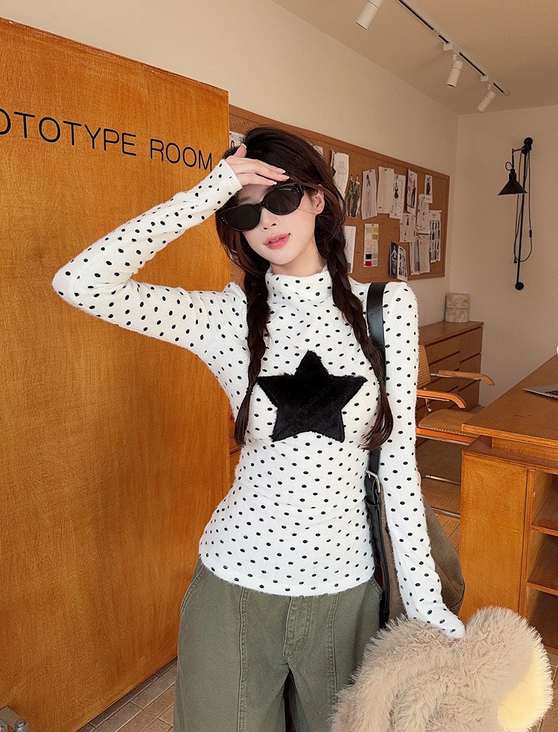 Thin bottoming shirt long sleeve T-shirt for women