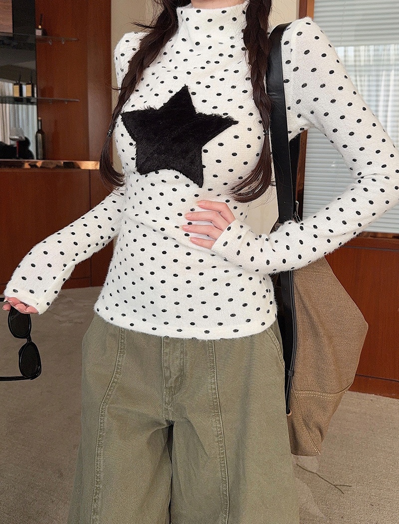 Thin bottoming shirt long sleeve T-shirt for women