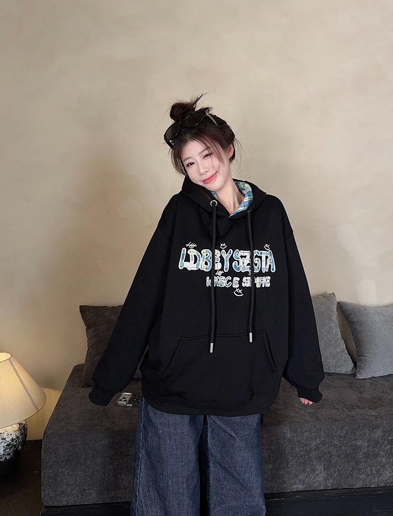 Thick hoodie large yard tops for women