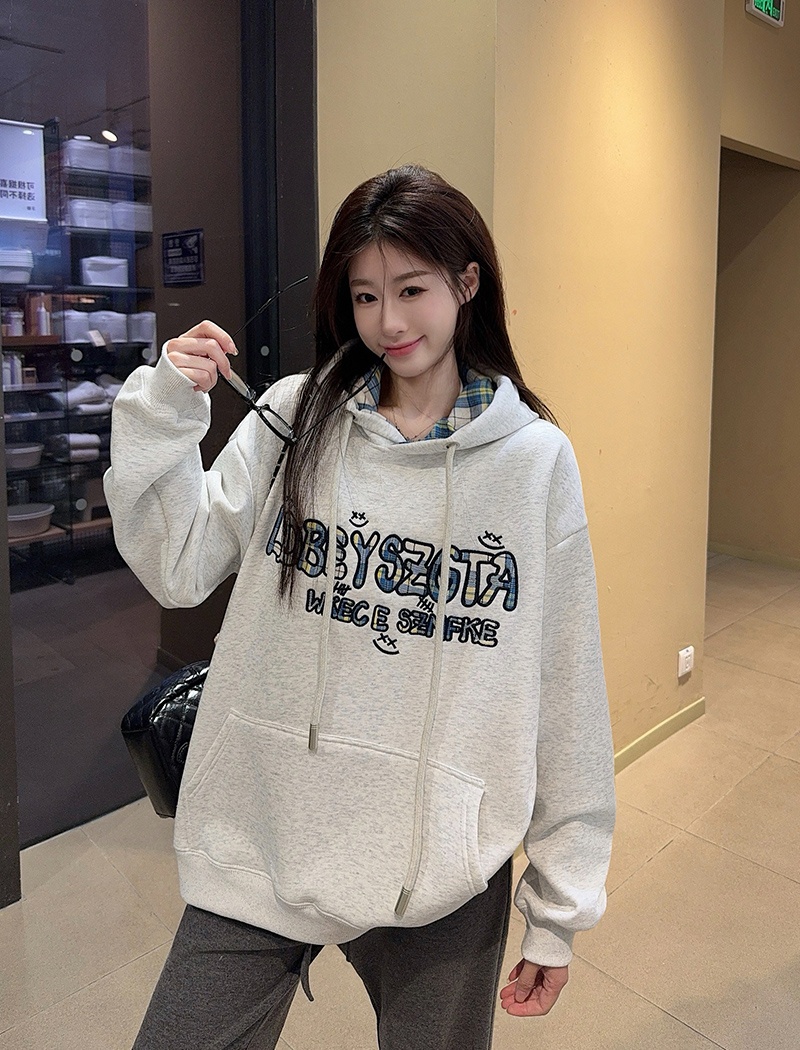 Thick hoodie large yard tops for women
