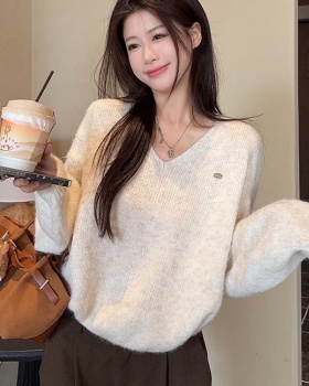 Loose autumn and winter thermal chanelstyle sweater for women