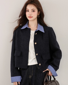 Denim spring coat temperament tender tops