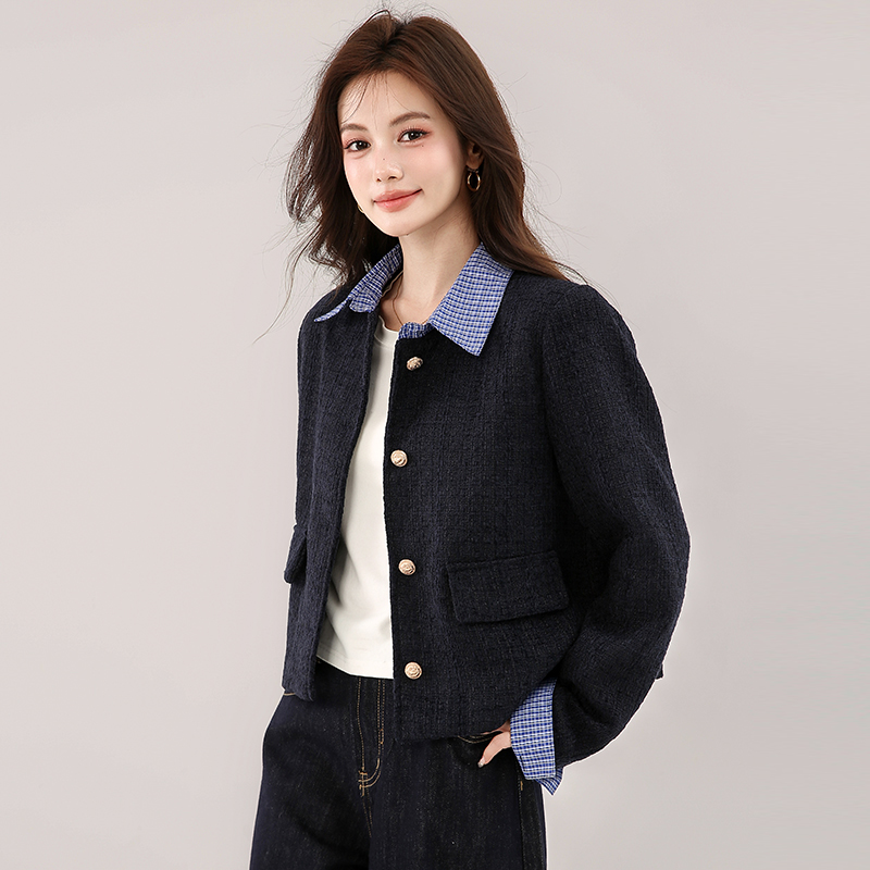 Denim spring coat temperament tender tops