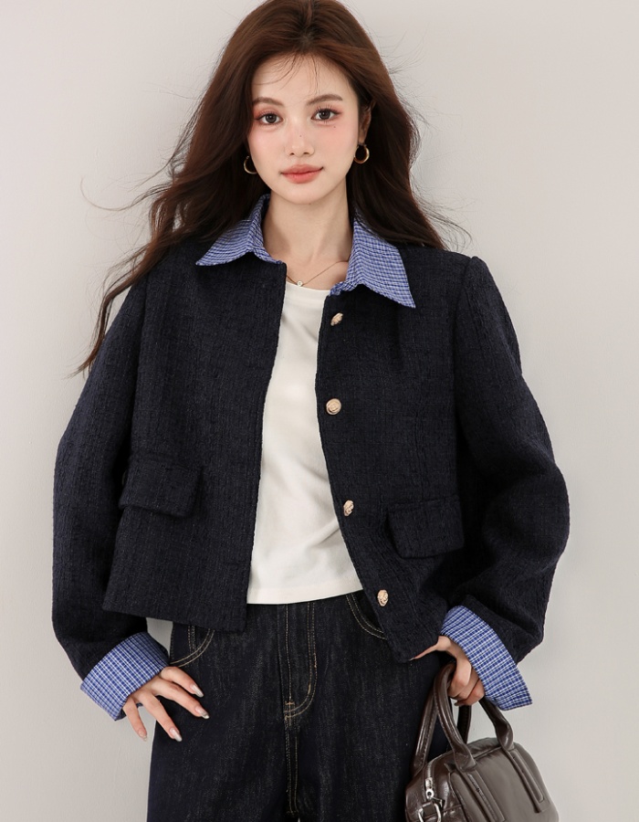 Denim spring coat temperament tender tops