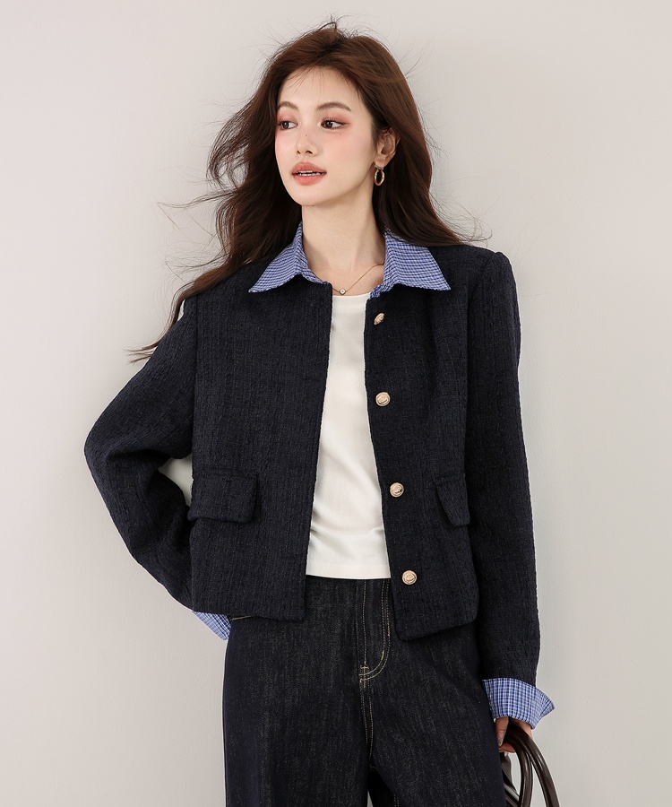 Denim spring coat temperament tender tops